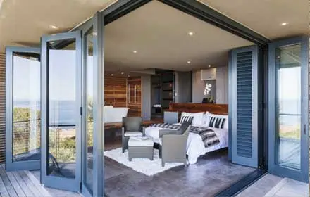 Sliding pvc door